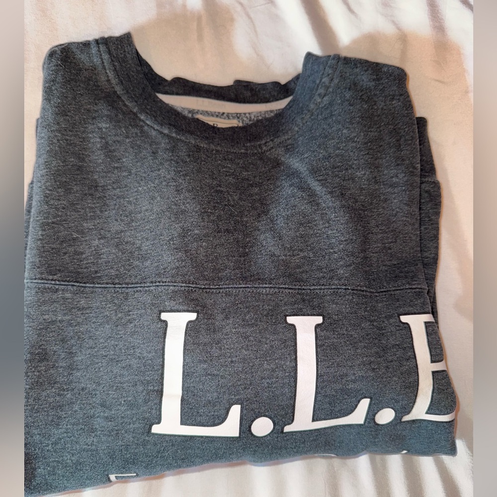 L.L. Bean Men's Dark Gray Crewneck Sweater